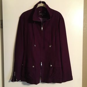 Lafayette 148 Zip front Blazer Sz 12